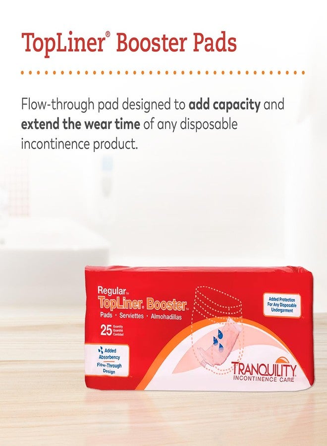 TRANQUILITY-1/2CSPK-2070 TopLiner® Disposable Booster Pads - Regular (14" x 4") - 100 ct - Image 2